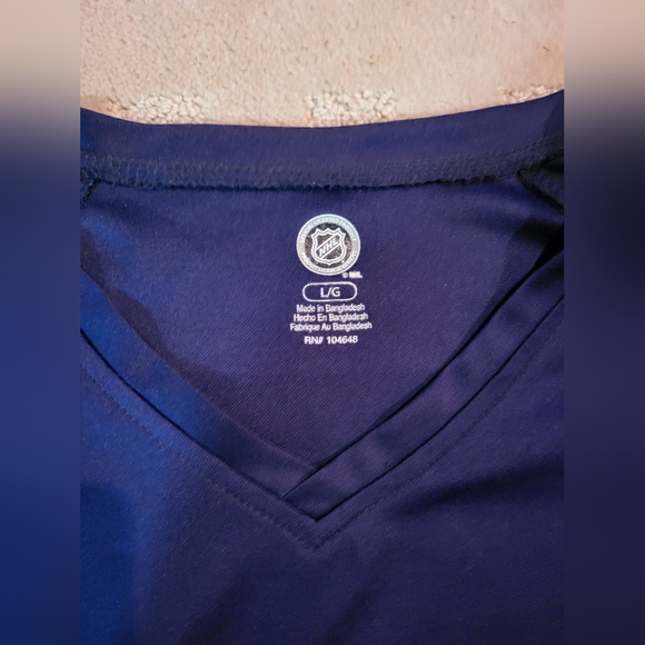 Vancouver Canucks Long Sleeve orca shirt nhl hockey officially licensed large - Picture 2 of 3